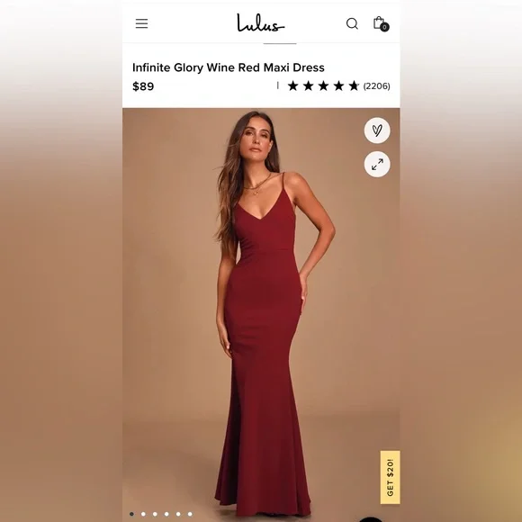 Maroon Lulus bridesmaid dress Maroon Lulus bridesmaid dress